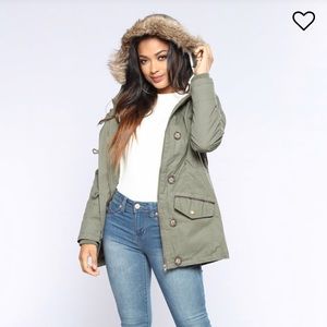 For The Chills Jacket - Olive
